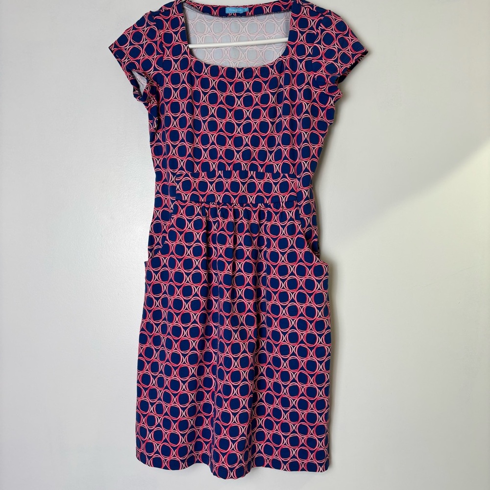 J. McLaughlin Stylish Geometric Print Dress